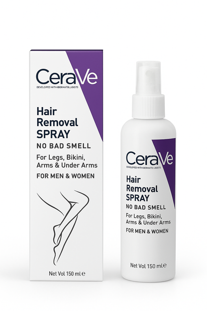 CeraVe Hair Removal Spray –  | For All Skin Types