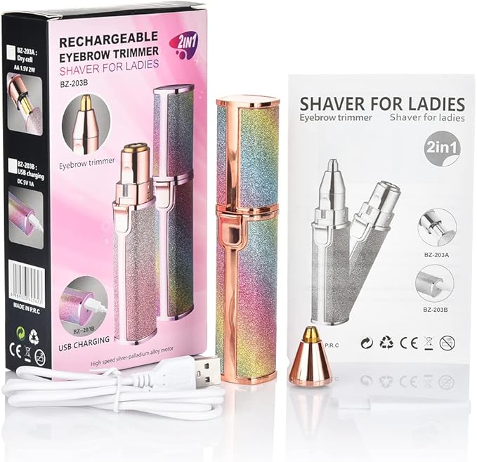 Smooth Skin + Sharp Brows 💁‍♀️ | 2-in-1 Trimmer 🔌⚡