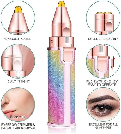 Smooth Skin + Sharp Brows 💁‍♀️ | 2-in-1 Trimmer 🔌⚡